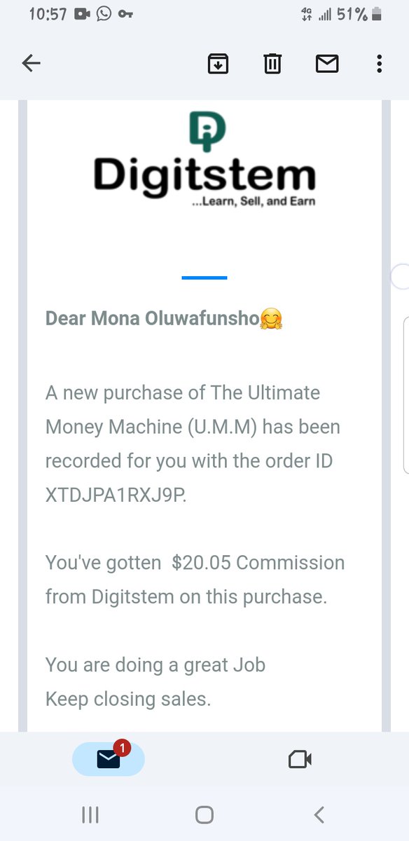 monadearie's tweet image. @digitstem thank you for the opportunity. I made my first sale💃💃 even when I had almost lost hope. I'm encouraged to make more sales 😁😉. No more snoozing.
