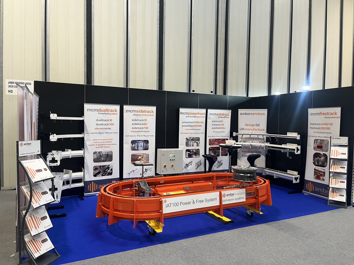 Surface World Exhibition 2023. Come and meet the team at stand H2 for all your mechanical handling requirements. #https://lnkd.in/dsu2GQN #AmberIndustries #ConveyorSystems #Pallet #Gravity #Powered #Belt #Roller #Lineshaft #Chain #Slat #Food #Furniture #Airport #Sortation