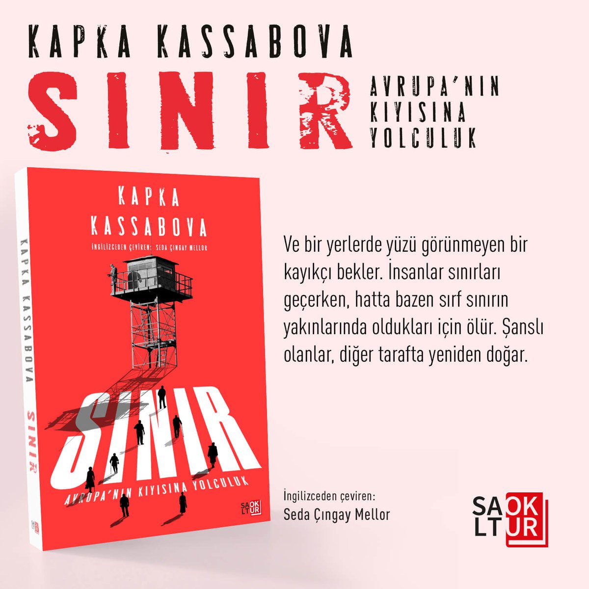 Ve bir yerlerde yüzü görünmeyen bir kayıkçı bekler. İnsanlar sınırları geçerken, hatta bazen sırf sınırın yakınlarında oldukları için ölür. Şanslı olanlar, diğer tarafta yeniden doğar. #SaltOkur

kitapyurdu.com/kitap/sinir-av…