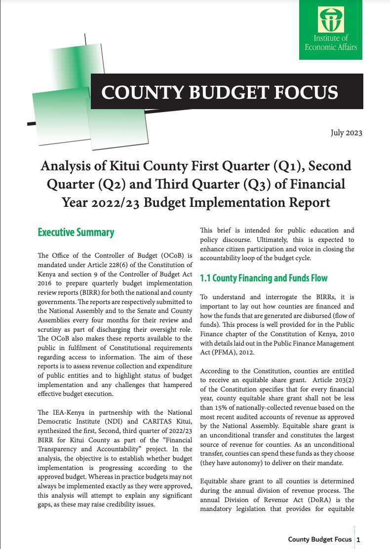 Join the conversation tomorrow,5th October 2023 from 2:30 PM to 3:30PM.

Get the analysis from ieakenya.or.ke/?wpdmdl=3140
<a href="/NDI/">National Democratic Institute</a> 
<a href="/IEAKenya/">IEA Kenya</a> 

#TrackingOurShillingKE
#IamCaritas