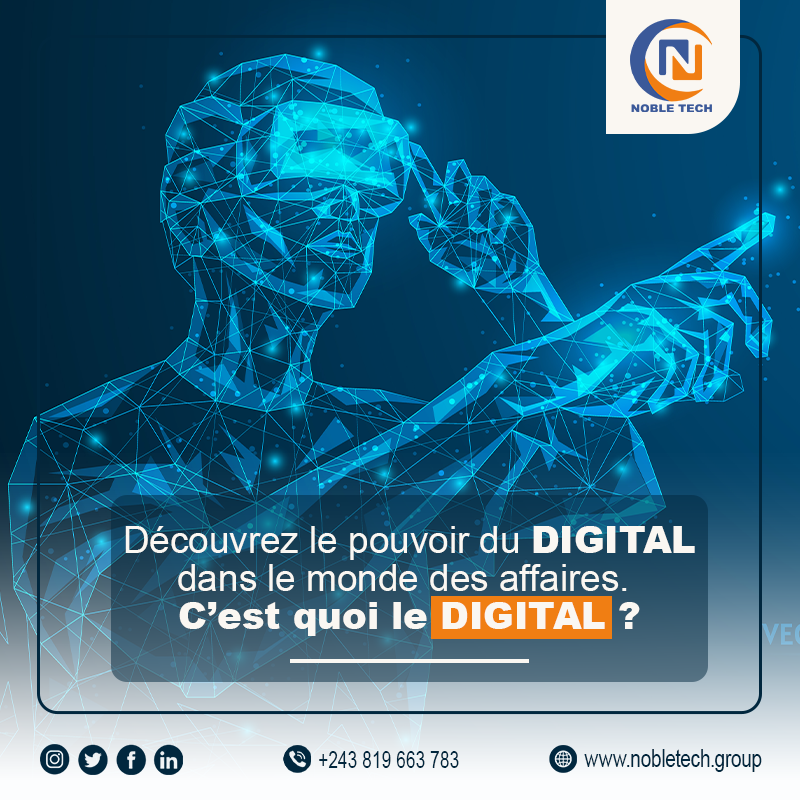 NOBLETECH9's tweet image. Dans le contexte des entreprises, le digital englobe l&apos;utilisation des technologies de l&apos;information et de la communication (TIC) pour améliorer les processus, les produits, les services et les interactions dans les entreprises.

#digital  #nobletech