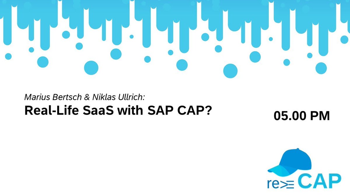 Explore Real-Life SaaS with #SAPCAP in a session led by Marius Bertsch &amp; Niklas Ullrich. In this interesting session hosted at re&gt;≡CAP 2023. Get insights to boost your SaaS ventures!  #SaaS #reCap2023 
🔗 sap.to/6018u1NP8.