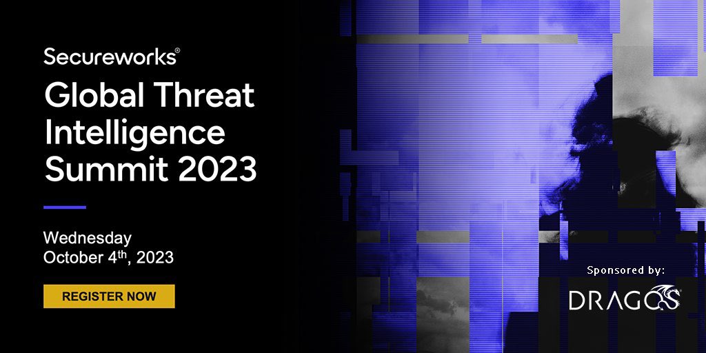 Today is <a href="/Secureworks/">Secureworks</a> Global Threat Intelligence Summit #TISummit23. By attending the summit today, you will learn about ransomware insights and trends, insights into current threats and threat groups and understand the tools, tactics and motivation behind today’s threats.