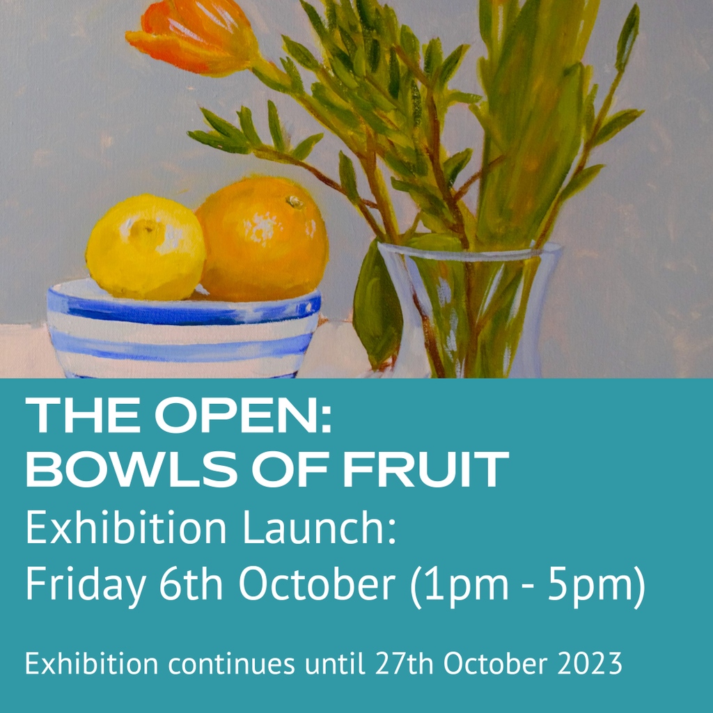 Exhibition 'Bowls of Fruit' opens Friday 6th October 2023 meet some of the wonderful artist!⁠