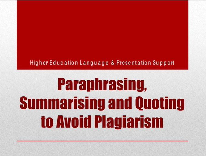 res_servies1's tweet photo. 🎯مجموعة slides مهمة للباحثين، كيفية إعادة الصياغة والتلخيص والاقتباس: ماذا تفعل  ومتى ولماذا؟ كيف تتجنب الانتحال plagiarism ، رابط الملف 👇

https://t.co/HsnonDZKFb
#أفكار_البحثية #الماجستير https://t.co/yifsh6msts