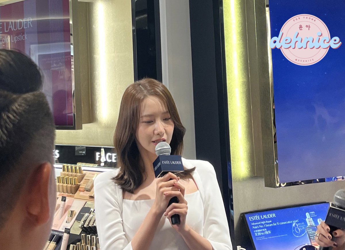 dehnicee's tweet photo. #YOONA [20230928] Yoona at Singapore - Estée Lauder ION Orchard Boutique (1) #YOONA #YoonAinSG #YoonAxEsteeLauder https://t.co/xMd1eNJTKF