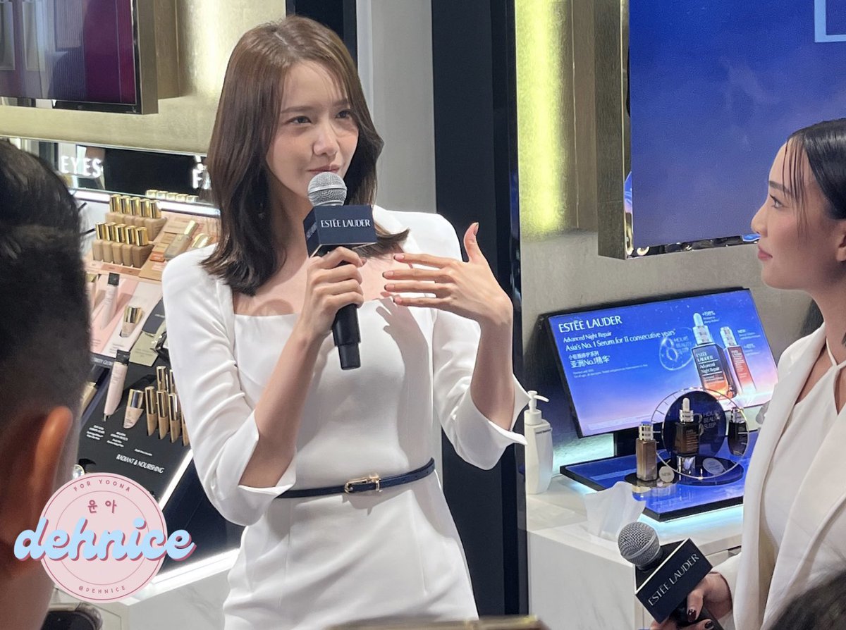 dehnicee's tweet photo. #YOONA [20230928] Yoona at Singapore - Estée Lauder ION Orchard Boutique (1) #YOONA #YoonAinSG #YoonAxEsteeLauder https://t.co/xMd1eNJTKF