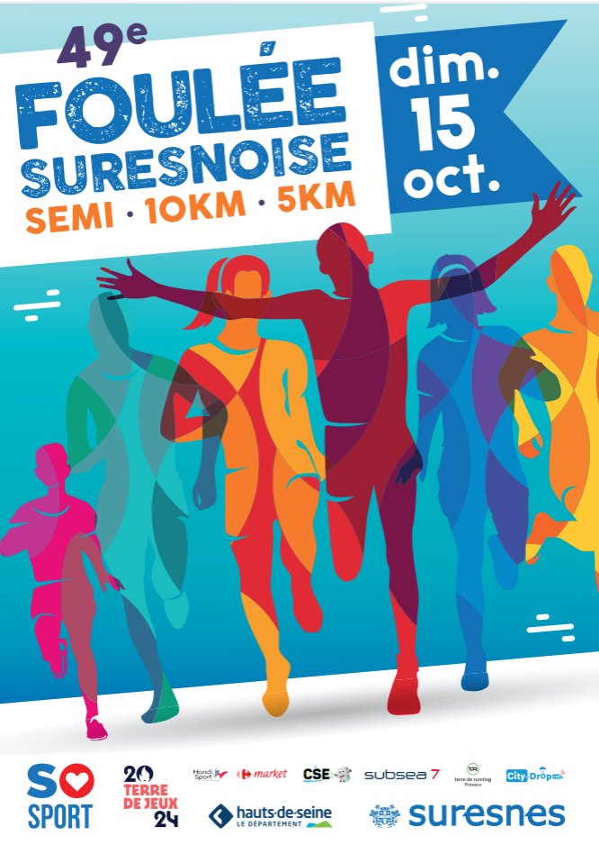 🏃‍♀️🏃‍♂️ Foulée Suresnoise (49ème édition) 2023

Une année de plus, l’Hôpital Foch est partenaire des Foulées Suresnoises.

Près de 200 membres du personnel de l'hôpital rejoindront la course.

Nous avons besoin de vous, n'hésitez pas à nous aider : fondation-foch.com