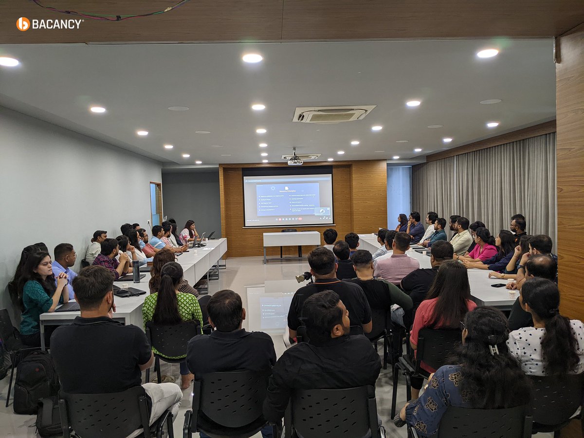 Quarter Meet Recap: Our Bacancy team came together for a powerful quarter meet! #QuarterMeet #Achievements #FutureGoals #Teamwork #BacancySuccess #StrategicPlanning #WorkCulture #Productivity #Innovation #BusinessGrowth #BacancyTechnology #GrowWithBacancy #DedicatedToInnovation