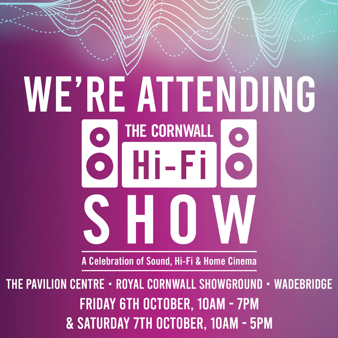 We'll be showcasing our full range of products, including our brand new R410 at The Cornwall Hi-Fi Show by @hbhowoolacotts this weekend, Friday and Saturday. If you're coming along make sure to stop and say hello to Ed and Dave 👋