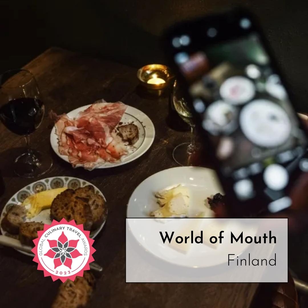 The Best Use of Technology in a Culinary Tourism Experience award goes to World of Mouth! A dynamic, comprehensive restaurant guide curated by a global community of industry experts & insiders.📱 Read more about them, as well as our other winners, here: mtr.cool/buyrkrvgxi