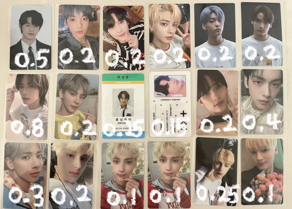 totalball_a's tweet photo. 투바투 포카 양도 ♡ 
sell ⭕️
에눌 가능해요ㅠ 급처라 그냥 가격 최대한 맞춰드립니다 !!!!!!!!
#txt #연준 #수빈 #태현 #범규 #휴닝카이 https://t.co/HT6fZtTvt1