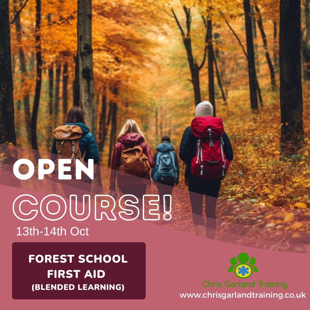 GarlandTraining's tweet photo. Our Forest School First Aid (Blended Learning) course is an Ofqual accredited qualification, run as a blended learning course (6-8 hours online pre-learning, 2 days face-to-face). Our next course is 13th-14th Oct https://t.co/8ASHm9oBJb #FirstAid #OutdoorFirstAid https://t.co/lnwWxgxGve