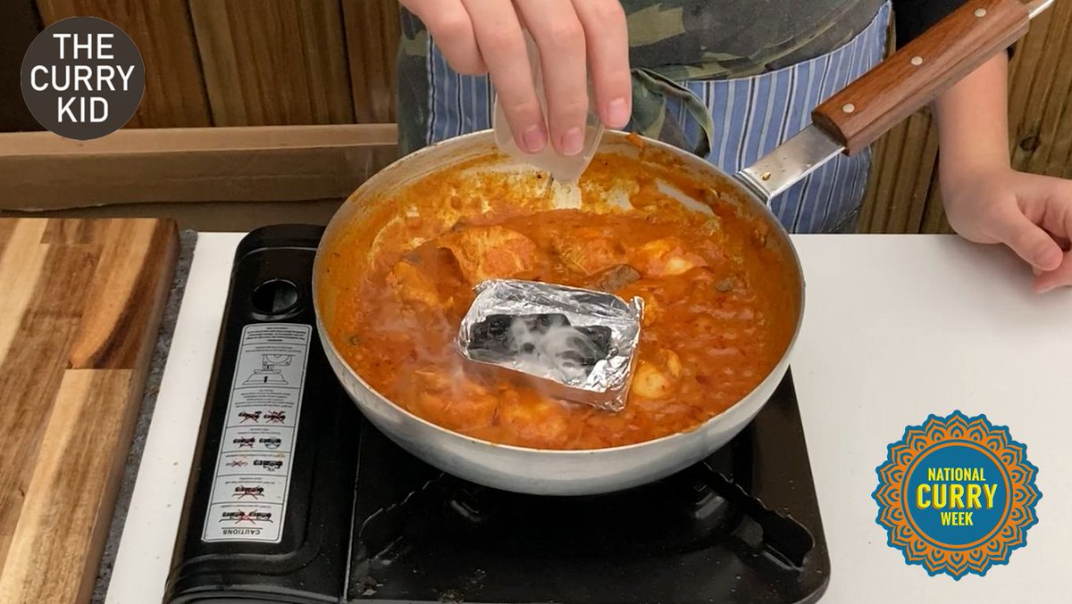 TheCurryKid's tweet photo. National Curry Week Day 3 - The Dhungar Method

Recreate that smokey flavour you get with a tandoor or BBQ with no more that a small dish, butter and charcoal 

#nationalcurryweek #hungar #thecurrykid @KingfisherBeer  @supportcurry 

See it in action: https://t.co/oReoCHqZj2 https://t.co/dBK58G5pv4