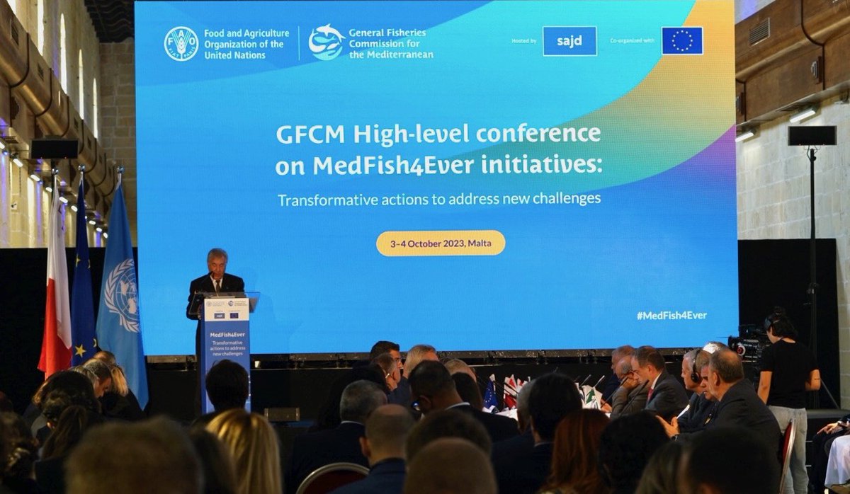 .@KarmenuVella Special Advisor to the European Commissioner for Environment, Oceans and Fisheries 🇪🇺 'Halfway through the 10-year roadmap, we can say with confidence that #MedFish4Ever has changed the way we manage our fisheries in the #Mediterranean! Forever and for the better!'