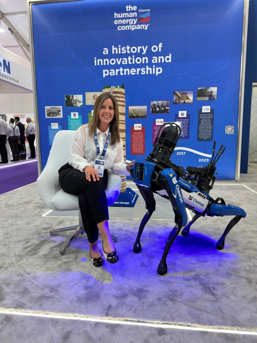 Craig_Int's tweet image. It’s day three of #ADIPEC and there is a real sense of optimism amongst the 160,000 attendees from over 160 countries here in Abu Dhabi. Our Joint MD, Jill MacDonald, has been exploring some of the latest technology. Find us @ogvenergy  Pavilion (Stand 1430).
#EnergyTransition