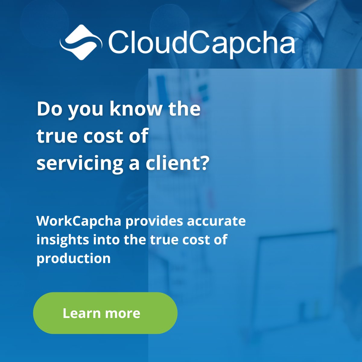 CloudCapcha's tweet image. Let WorkCapcha help you remove the guesswork and understand the true cost of production when servicing a client.

eu1.hubs.ly/H05rd9w0

#Accounting #AccountingTech #TimeRecording