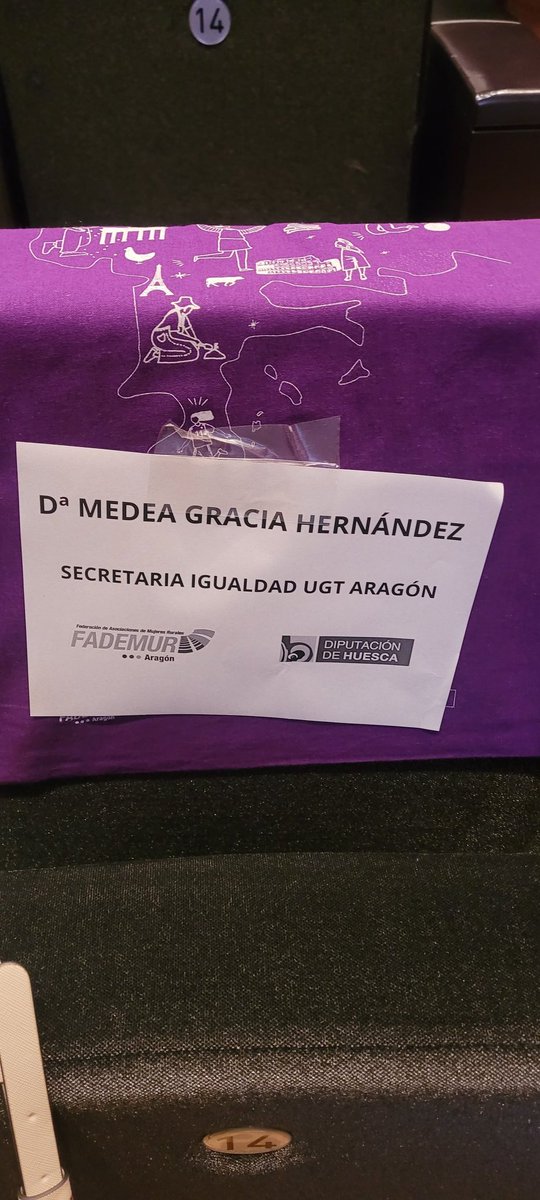 Celebrando el día Internacional de las mujeres rurales en la jornada organizada por <a href="/fademur/">FADEMUR</a> <a href="/Fademur_Aragon/">Fademur Aragón</a> ➡️ Seguimos trabajando con las mujeres rurales para conseguir la igualdad real de oportunidades en nuestros pueblos #DiaMujeresRurales