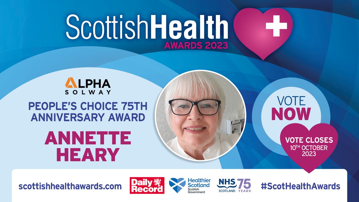 Annette was born in the same year as the NHS and is still working for them at the age of 75. She held roles ranging from receptionist to nursing and despite retiring at 63, she was asked back and is now working as a ward clerk at East Lothian Community Hospital.