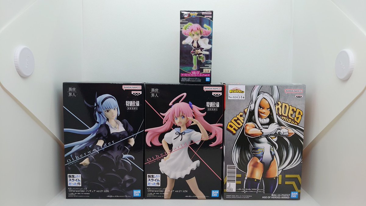 kurege_diary's tweet photo. 10月04日
１０月に入って最初の景品‼️
ヒロアカのミルコと
転スラのルミナスとミリムもGET‼️
鬼滅のワーコレは蜜璃ちゃんだけ取りました😄 https://t.co/kbhWLUDUJg
