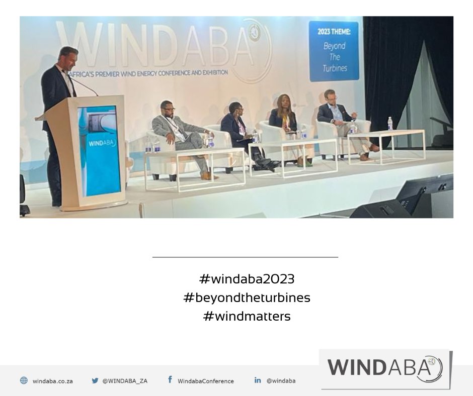 #SAREM The vision of the SA Renewable Energy Masterplan is to see the industrialisation of the #RE value chain to enable inclusive participation.
@GaylorTIPS @DMRE_ZA <a href="/SiemensGamesa/">Siemens Gamesa</a>
<a href="/_sawea/">SAWEA</a> #windaba2023  #beyondtheturbines
#windmatters
