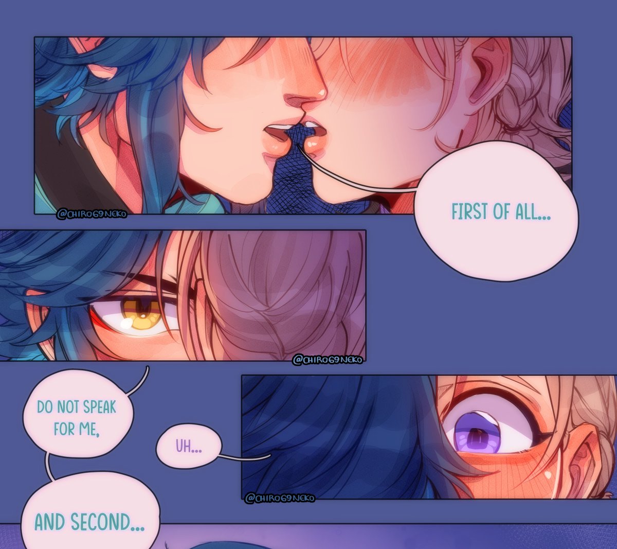 chirowoneko's tweet photo. "I'm sorry...." pt. 4/6✨  #Xiaotherney

 (They're so silly fr gmsdkjfhe Hope you like it)   

#Xiaoney #Xiaother #Lyneyther
 #Aether #Xiao #Lyney  
#Genshinlmpact https://t.co/0rt68Ffg1s