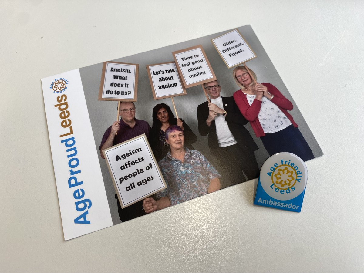 LCCSharedLives's tweet photo. Our Marketing Officer was excited to receive their Age Friendly Ambassador pin badge ahead of the @LeedsOPF Ageing Well event tomorrow!

Want to know more about being an Age Friendly Ambassador? Follow the link➡️ https://t.co/MwdKHIKO7u

#IDOP2023 @AgeFriendlyLDS @Ageing_Better https://t.co/i85BoWUoSD