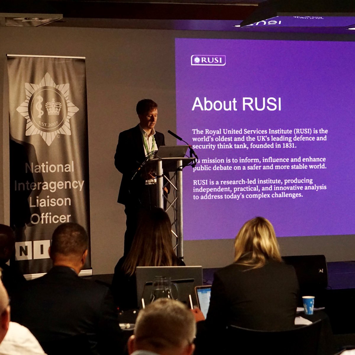 NILONATIONAL's tweet photo. The national NILO CPD event showcased a range of topics such as threat briefings, Counter Terrorism case studies and ground breaking research from RUSI.

We had the pleasure of hosting research fellow, Simon Copeland and DCS Helen Williams.
#NILO #ESS2023 #RUSI #CTPolicing https://t.co/5gSOQhU7pt