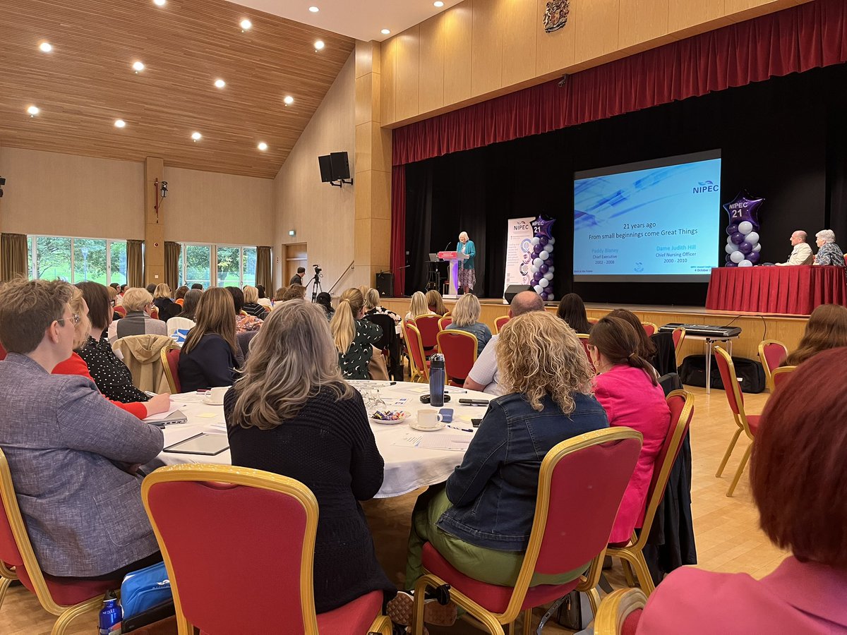 NIPEC Conference 23.
21years ago from small beginnings come great things- Prof Dame Judith Hill on inception of NIPEC. #NIPEC23