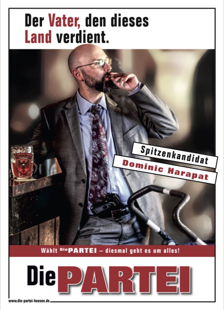 Heute stehen wir ab 16 Uhr am weißen Turm und verteilen Handkässhots. Lecker!

Euer zukünftiger Ministerpräsident <a href="/D_Harapat/">Dominic Harapat</a> wird auch dazu kommen um Darmstadt das Gefühl zu geben wichtig zu sein. Kommt alle!

#Hessenwahl2023 #Hessenwahl