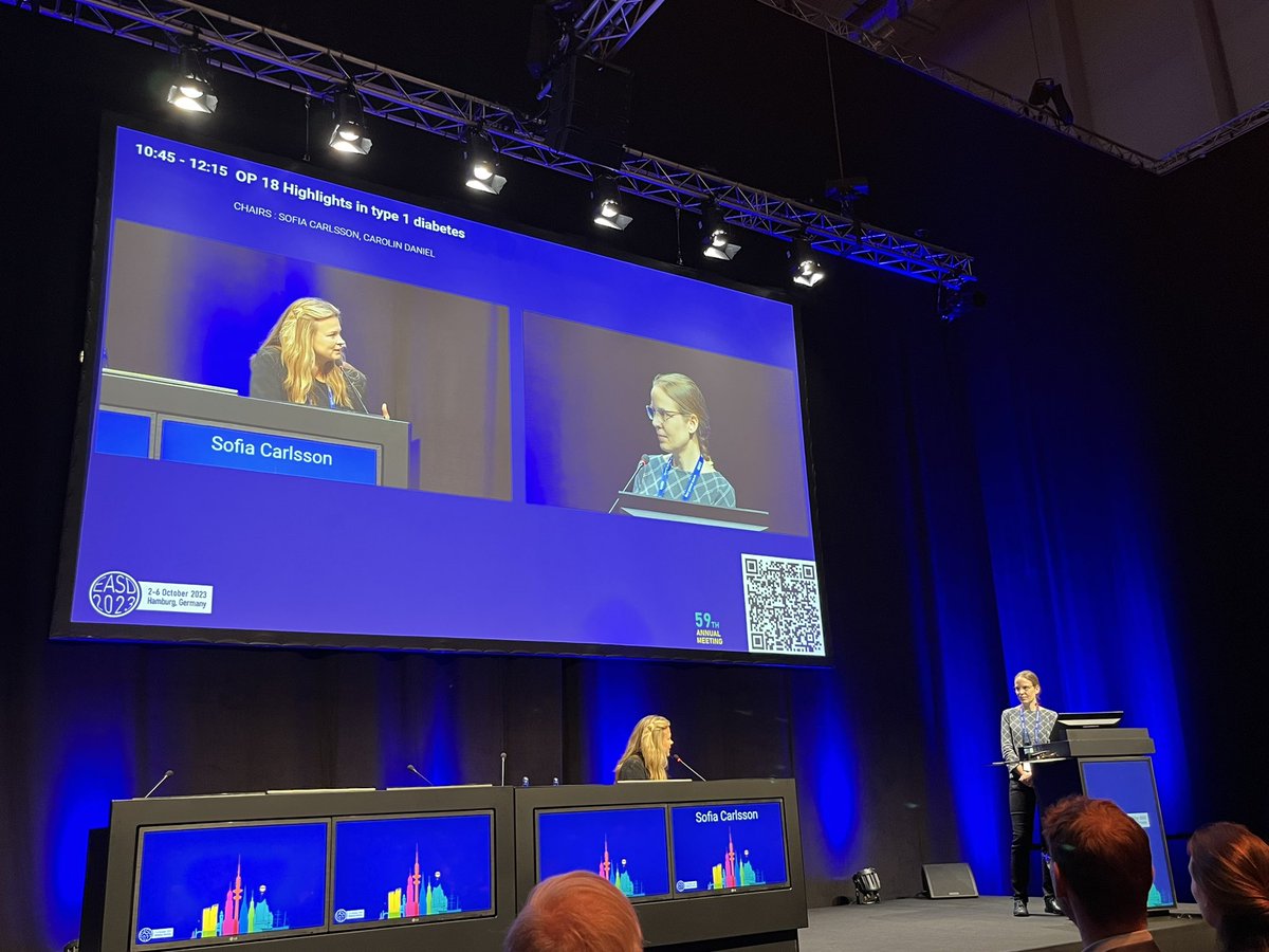 ESTRID study (@estridstudy) on Twitter photo #EASD2023 day 2! ๐๐ผ
Our PI <a href="/SofiaEJCarlsson/">Sofia Carlsson</a> is chairing an interesting session on the highlights in #T1D.
#EASD #diabetes #LADA #EASD2023 day 2! ๐๐ผ
Our PI <a href="/SofiaEJCarlsson/">Sofia Carlsson</a> is chairing an interesting session on the highlights in #T1D.
#EASD #diabetes #LADA