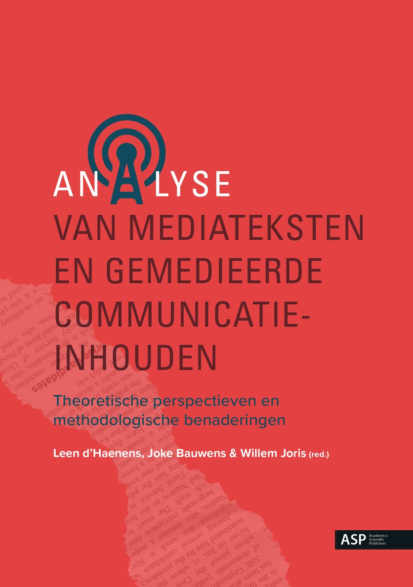 echo_vub's tweet photo. 📢We give you: an upcoming handbook @ASPeditions "ANALYSE VAN MEDIATEKSTEN EN GEMEDIEERDE COMMUNICATIE-INHOUDEN - Theoretische perspectieven en methodologische benaderingen" — out on 6th October co-edited by @jorenateflo, @willem_joris &amp; @LeendHaenens https://t.co/D1YgJdfD5A