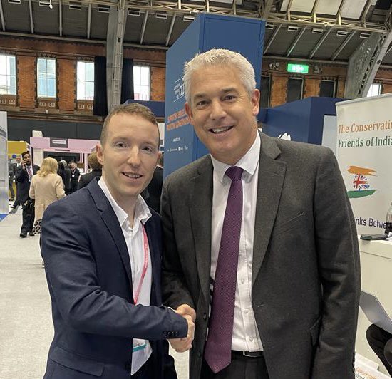Paul_McGlinchey's tweet photo. 📢 Great to speak with Health Secretary @SteveBarclay on the vital importance of prevention & early detection of liver disease & improving outcomes for liver cancer & the less survivable cancers @LessSurvivable #CPC23 #LiverCancerUK
➡️watch in full: https://t.co/dnLF9xKdR8 https://t.co/jYVYRZSc5d