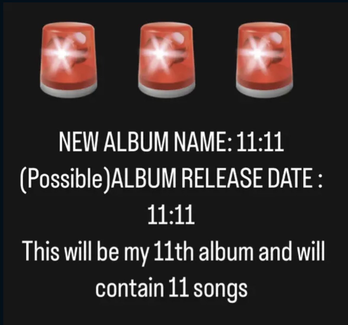 RottenValleyKid's tweet photo. #ChrisBrown is preparing to drop musical magic with his upcoming album ‘11:11’! 🌟 Setting the stage for November 11, 2023🎤💫 Brace yourselves for a musical journey that promises to captivate. #musicnews #NewAlbum #ElevenEleven #MusicMagic ✨🎵 https://t.co/2RBR77Ll7N