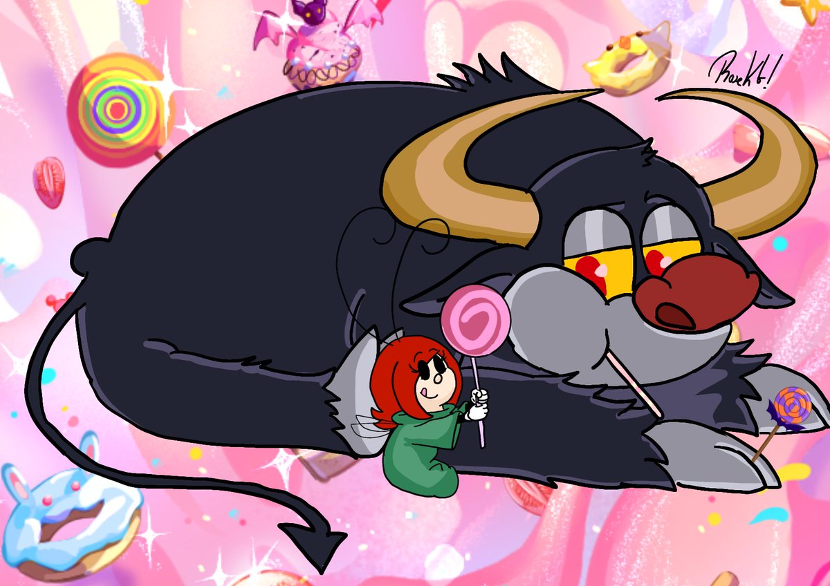 Rosesasi7's tweet image. 🍭🍭
#BadPhoneDrawing
#CupheadOc 
#CupheadTheDevil