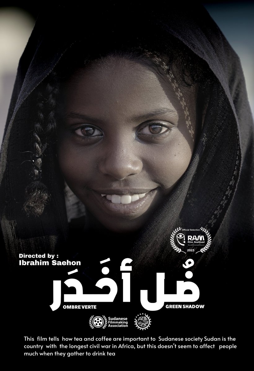 SudanLayout's tweet photo. We are proud to participate in this year’s Ram Film Festival with our short documentary, “Green Shadow” The festival will be held in the Italian city of Rovereto, from October 4th to 8th, 2023. https://t.co/Zk6zCK72Vm
