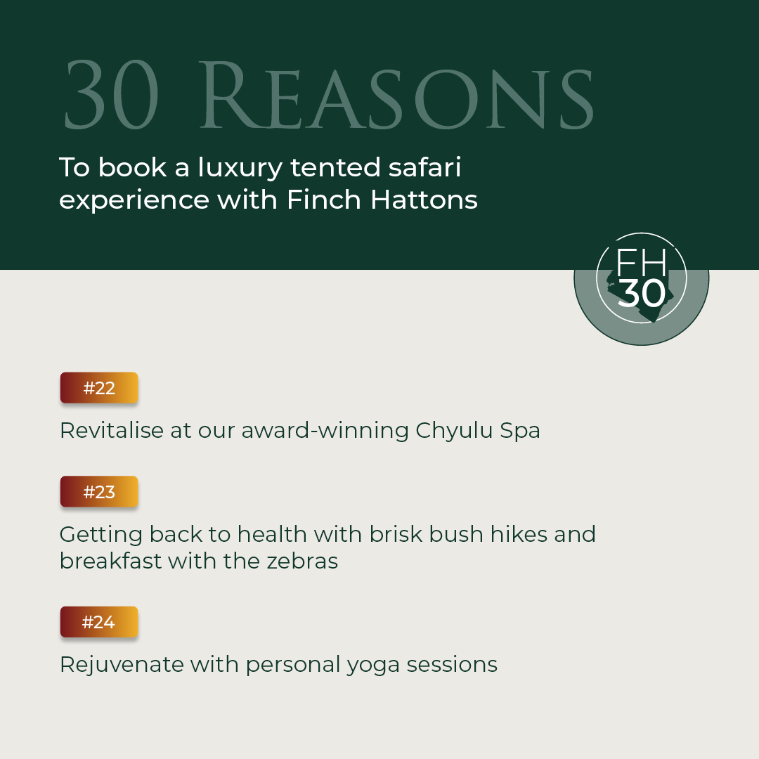 finchhattons's tweet photo. In celebration of our 30-year anniversary, we continue our 30 Reasons to book a luxury tented safari experience with Finch Hattons.
Your Place | Your People | Your Kenya
30 Years of Timeless Safari
π·
Where Next Family
Stevie Mann
Hali Oduor
#fh30 https://t.co/IrcJ2TQcnT