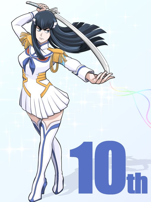 描いてあった鬼龍院皐月、キルラキル10周年かぁ… 