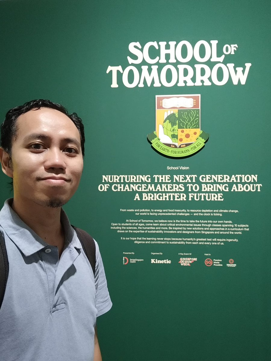 guildasia's tweet photo. DESIGN. Our founder @ibnurrashad visited 'School Of Tomorrow' as part of #SingaporeDesignWeek by @designsingapore 🇸🇬 #SDW2023 https://t.co/SBZXIJwyRj
