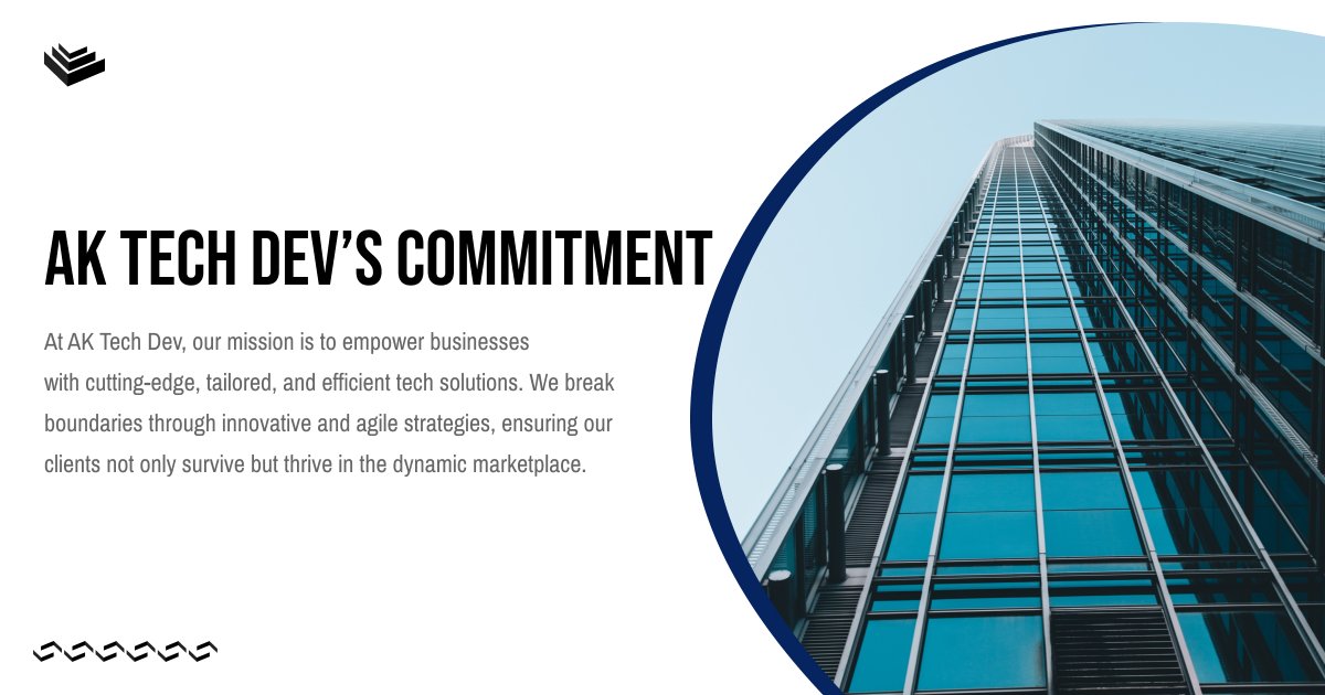 AKTechDev's tweet photo. Dedicated to Your Success, Every Step of the Way. Join AK Tech Dev on a Transformational Journey to Redefine Efficiency and achieve Unparalleled Success in the Ever-Evolving Marketplace.
#InnovativeSolutions #BusinessEmpowerment #FutureReady #DigitalTransformation #AKTechDev https://t.co/OH1Ob4IJtv