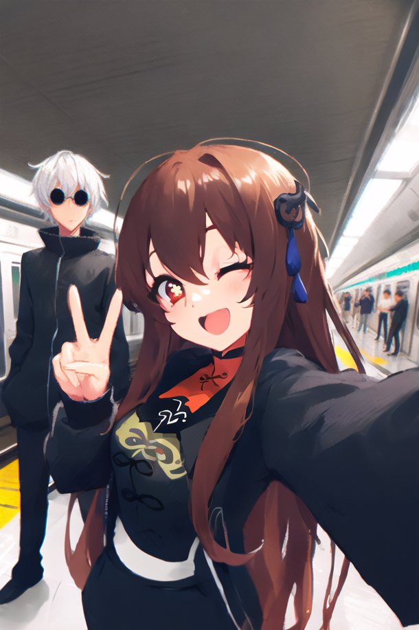 #呪術廻戦 #HuTao #Genshinlmpact