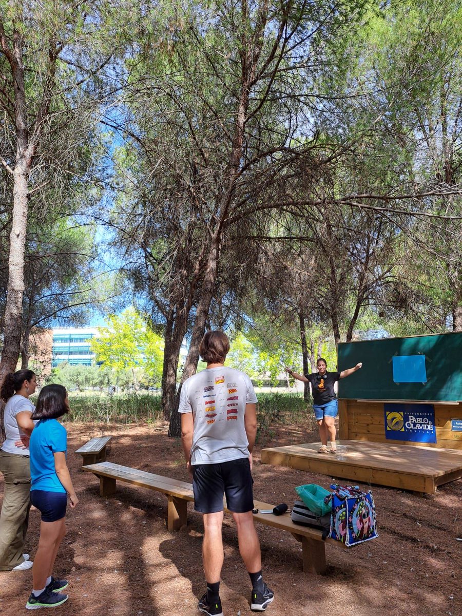 f_humanidades's tweet photo. ¡Qué divertida fue la yincana que organizaron las becarias del #ProgramaAteneaUPO! ¿Conocías las aulas al aire libre de la @pablodeolavide? ¿Te llevaste alguno de los premios? ¡Aquí tienes el álbum de fotos! #HumanidadesUPO https://t.co/Et7n7sgf8N