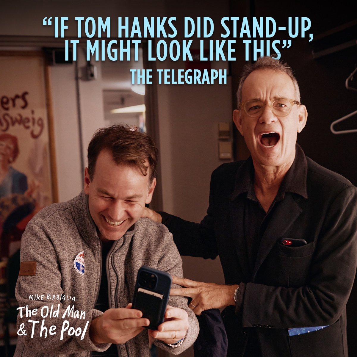 Last chance to see the Tom Hanks of stand up in London!

Catch The Old Man &amp; The Pool at Wyndham’s Theatre until 7 October. 🏊