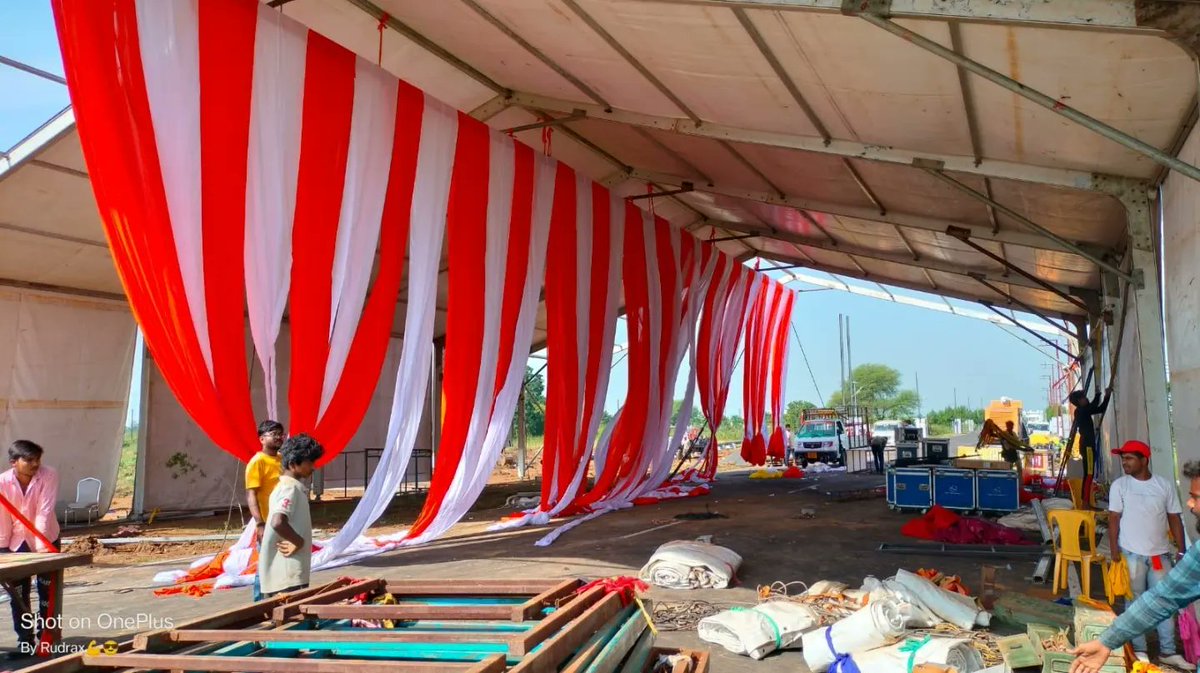 tenvent10's tweet photo. Behind-the-scenes: Tenvent is hard at work setting up the stage for the historic inauguration of energy projects in Madhya Pradesh. Join us on October 5th, 2023, for a day filled with progress, innovation, and celebration! ๐
#EnergyForMadhyaPradesh #TenventEvents #Jabalpur https://t.co/Yngaq5estm