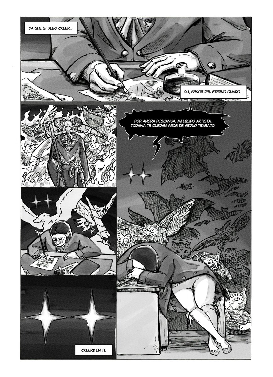 GoldMadHatter's tweet photo. "Señor del Eterno Olvido"
Finalista en el III Concurso de cómic: Universo Goya 2023

¡Enhorabuena por su gran calidad a los premiados!
Espero que lo disfrutéis al menos la mitad de lo que disfruté yo escribiendo y dibujando y me ayudéis a difundirlo un poquito✨ https://t.co/K2xOVSz9nM
