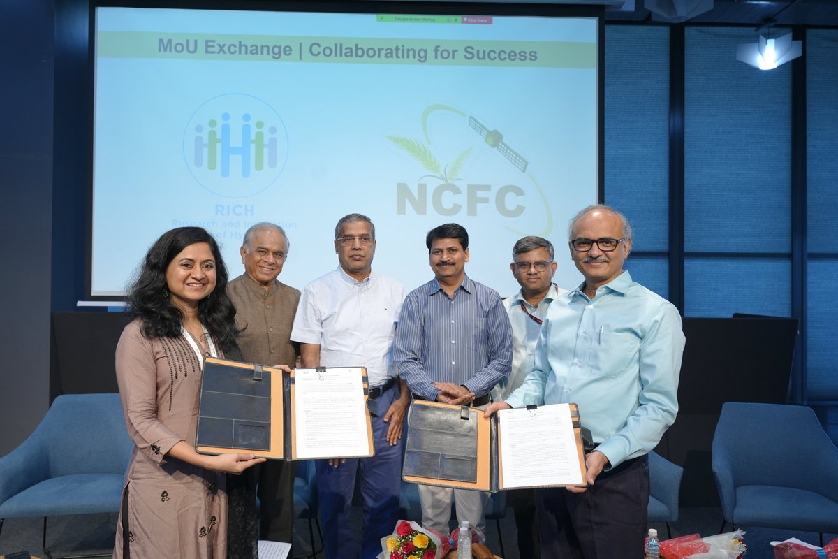 RICH_Hyd's tweet image. Our two-day workshop on Geospatial Technology Applications &amp;amp; Opportunities for Agtech startups, in collaboration with MNCFC DACFW, is off to a promising start. 🌱🗺️ #Agtech #GeospatialTech