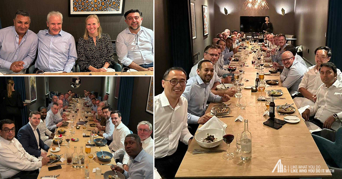 The size of the A&amp;M team is a pride point for me. Happy that we have so many professionals and experts in their industries gathered to enjoy food and each other's company. #LoveWhatYouDo #LoveWhoYouDoItWIth