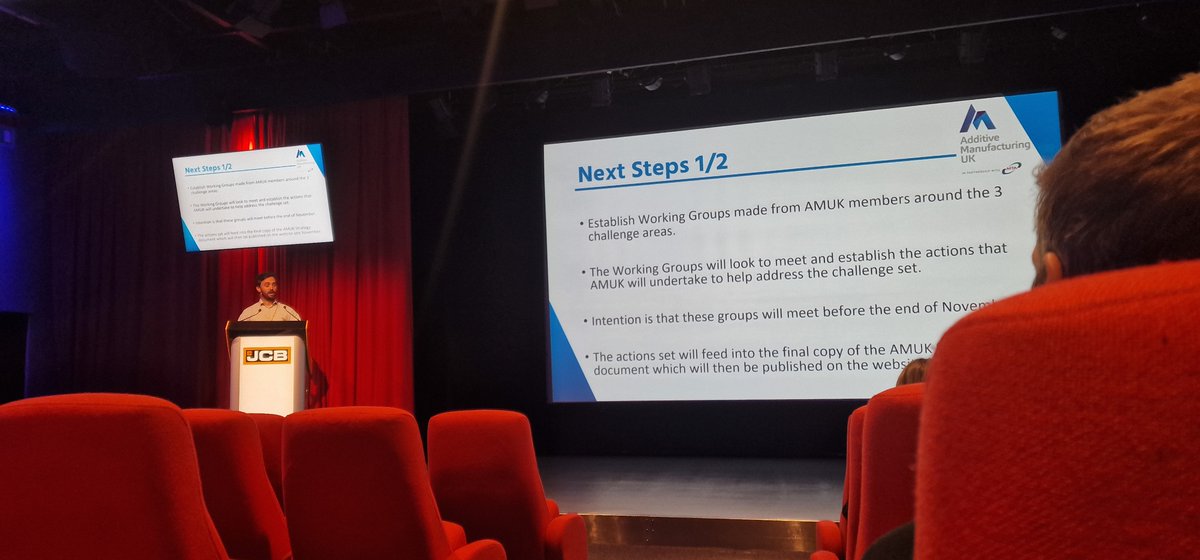 3DGBIRE's tweet photo. A fantastic day with @AMUK_MTA & @JCBmachines yesterday! We delved deeper into #AdditiveManufacturing trends & how the industry's standards roadmap is shaping, thanks to @ASTMIntl, @NMIS_group & MTA. JCB adopts AM & the brand has an incredible back story.π·π§ππ‘#AdditiveTech https://t.co/m6c93IQZil