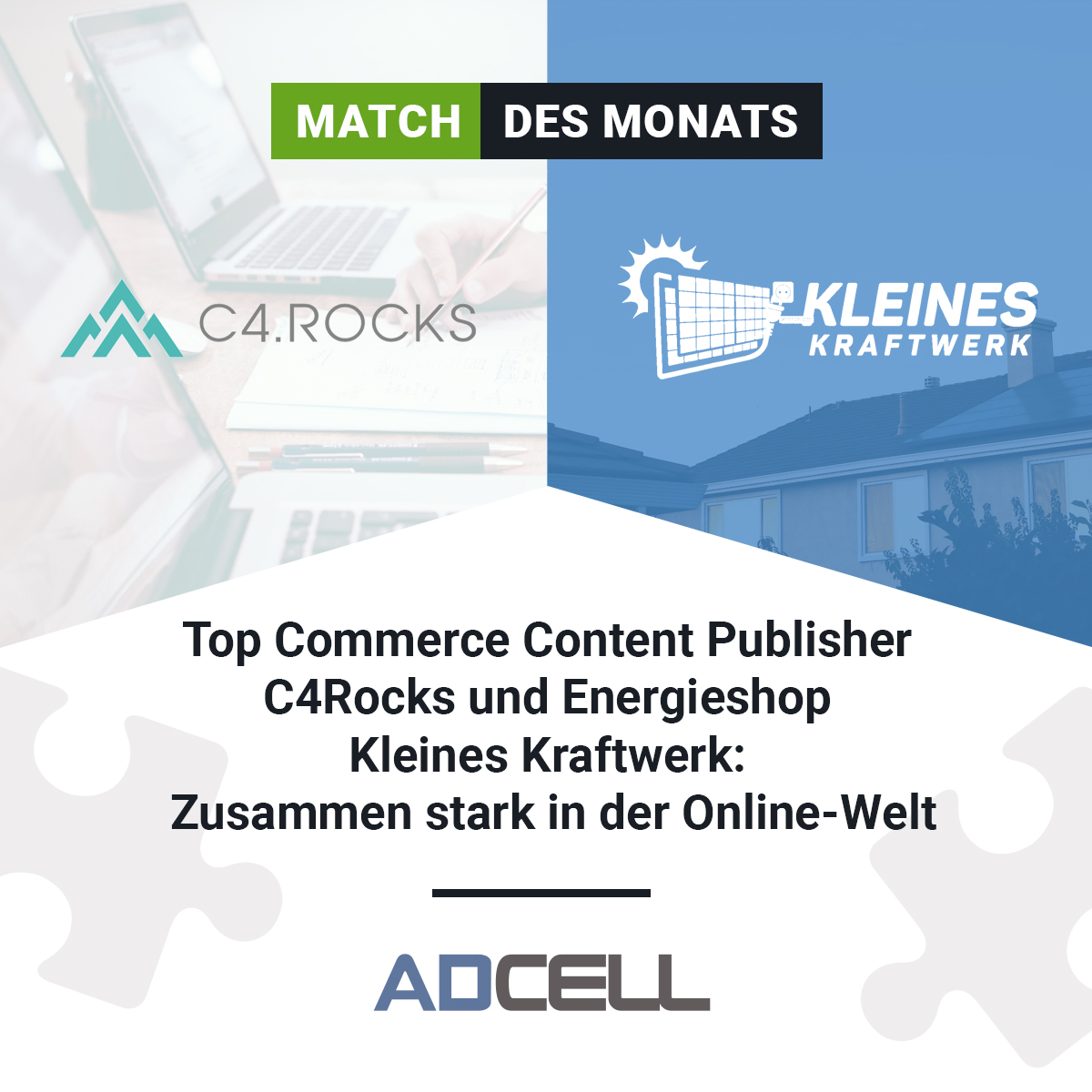 Unser Match des Monats: @KleinesKraftwerk und  <a href="/C4ROCKS/">Jonathon Temelkovski</a> 

KleinesKraftwerk zeichnet sich durch seine Expertise im Bereich erneuerbare Energien aus und bietet innovative Balkonkraftwerke an, während C4ROCKS GmbH sich auf das Commerce Content im Online-Marketing konzentriert. 💡🔥