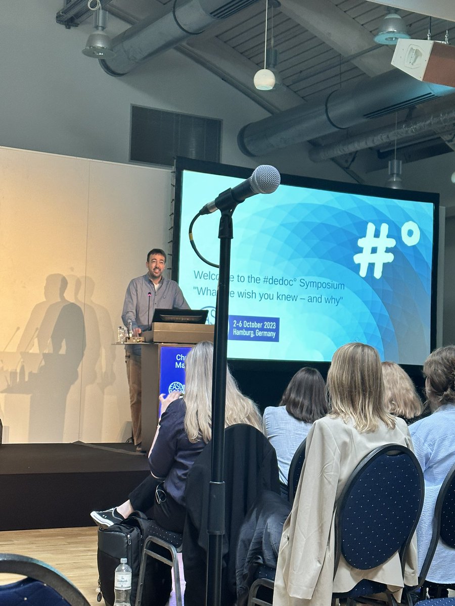 DrRoseStewart's tweet image. Now starting- the most important session of @EASDnews #DeDoc